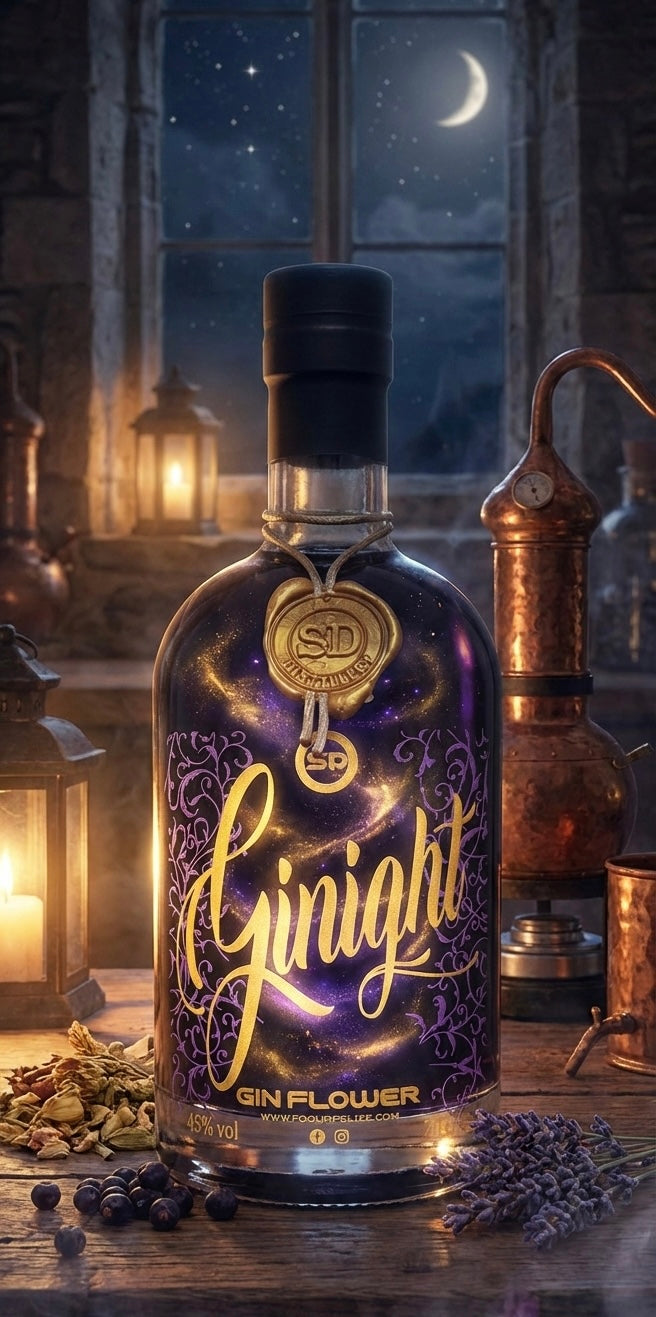 Ginight - Gin Nero Artigianale alla Violetta