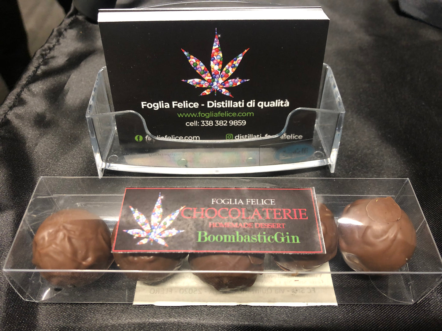 Praline boombasticgin - www.fogliafelice.com