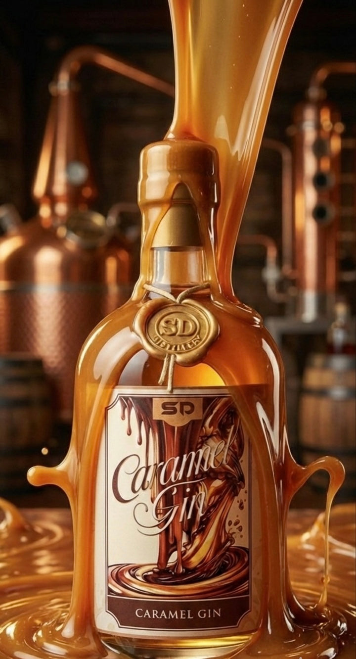 CaramelGin SD Distillery – gin artigianale italiano al caramello naturale, dolce e avvolgente