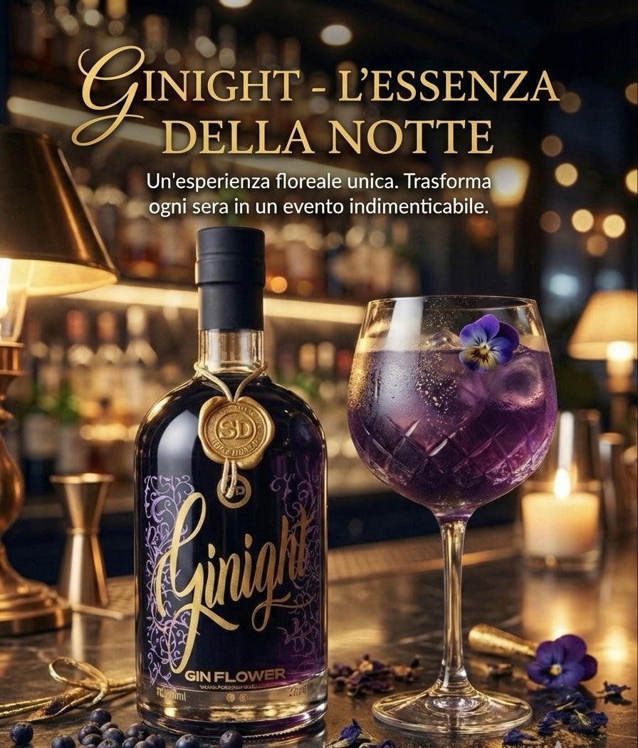 Ginight SD Distillery – 5 cocktail viola alla violetta, floreali e con carattere