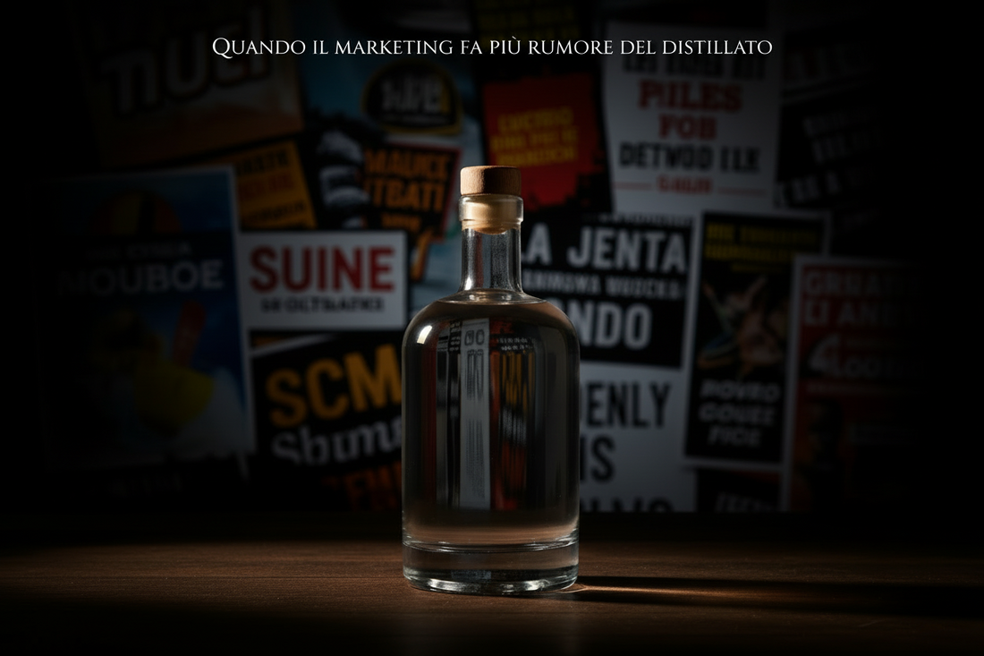 Quando il marketing fa più rumore del distillato