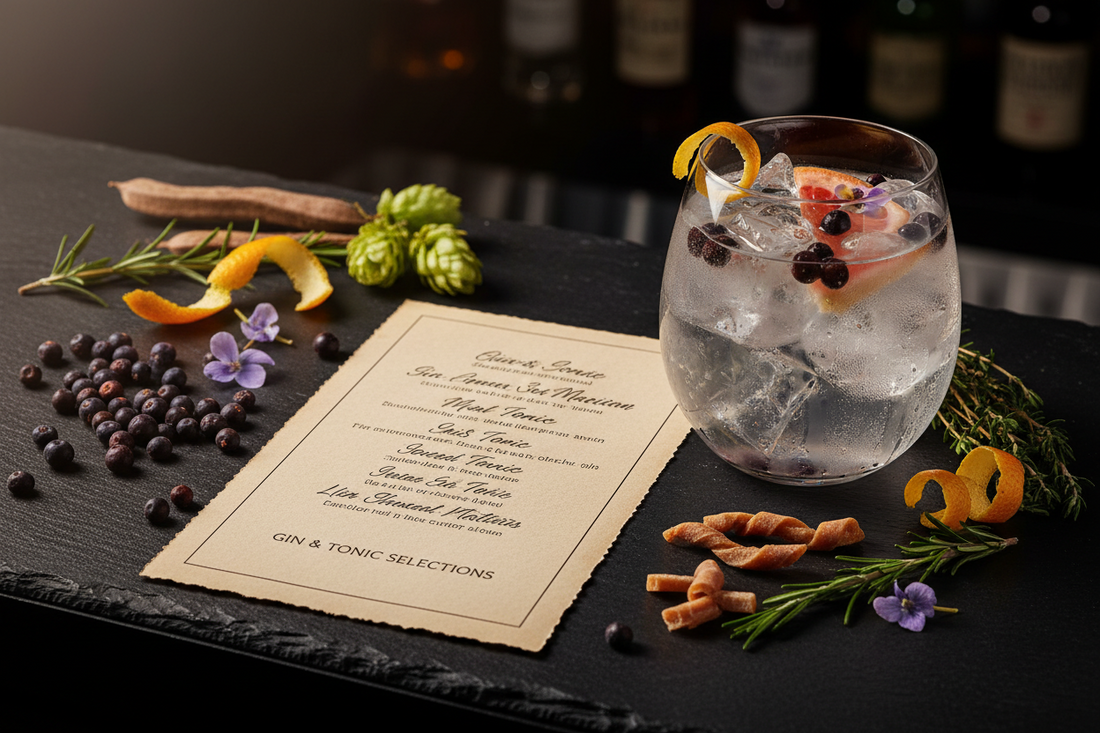Come costruire una carta gin che vende: guida per bartender