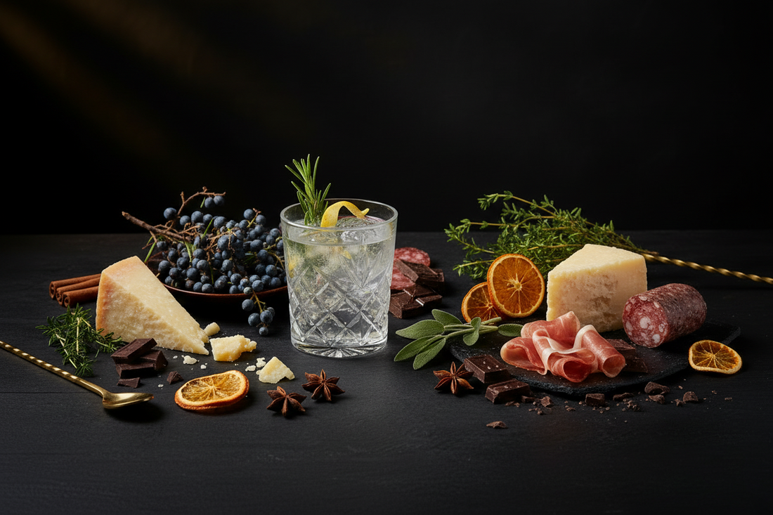 Cosa abbinare al gin artigianale: dalla cucina al cocktail