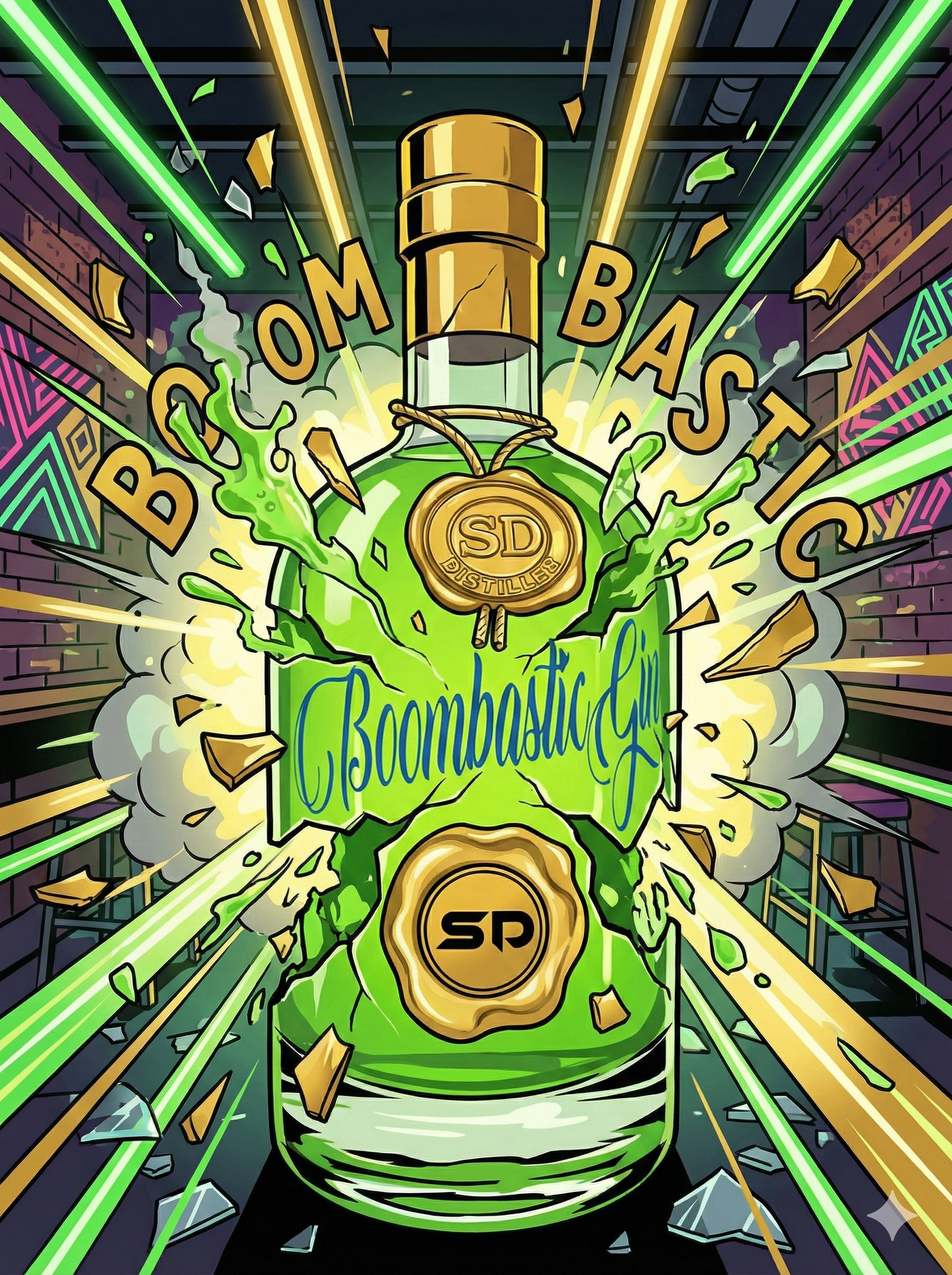 BoombasticGin - London Dry Gin Artigianale Mediterraneo