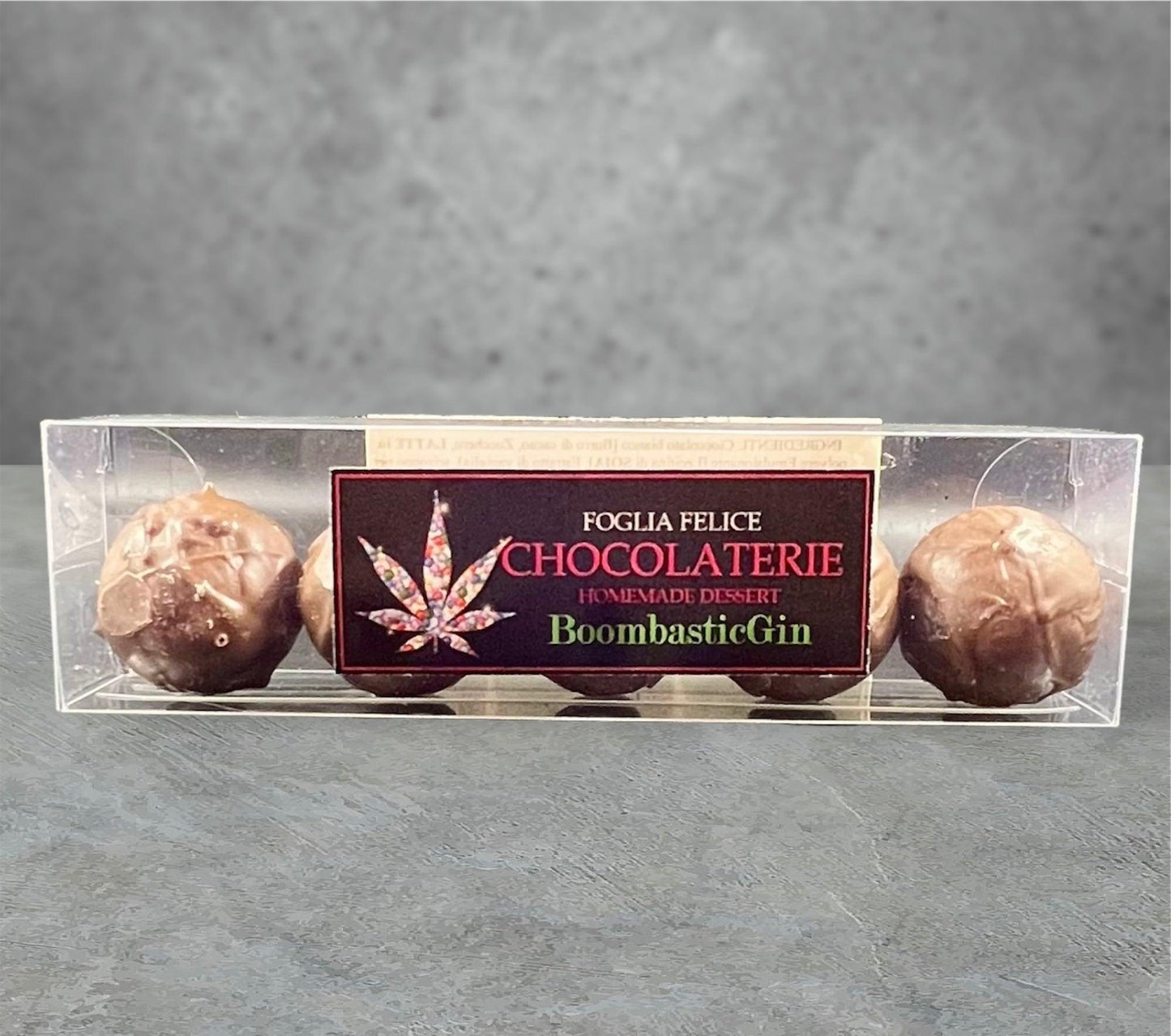 Praline boombasticgin - www.fogliafelice.com